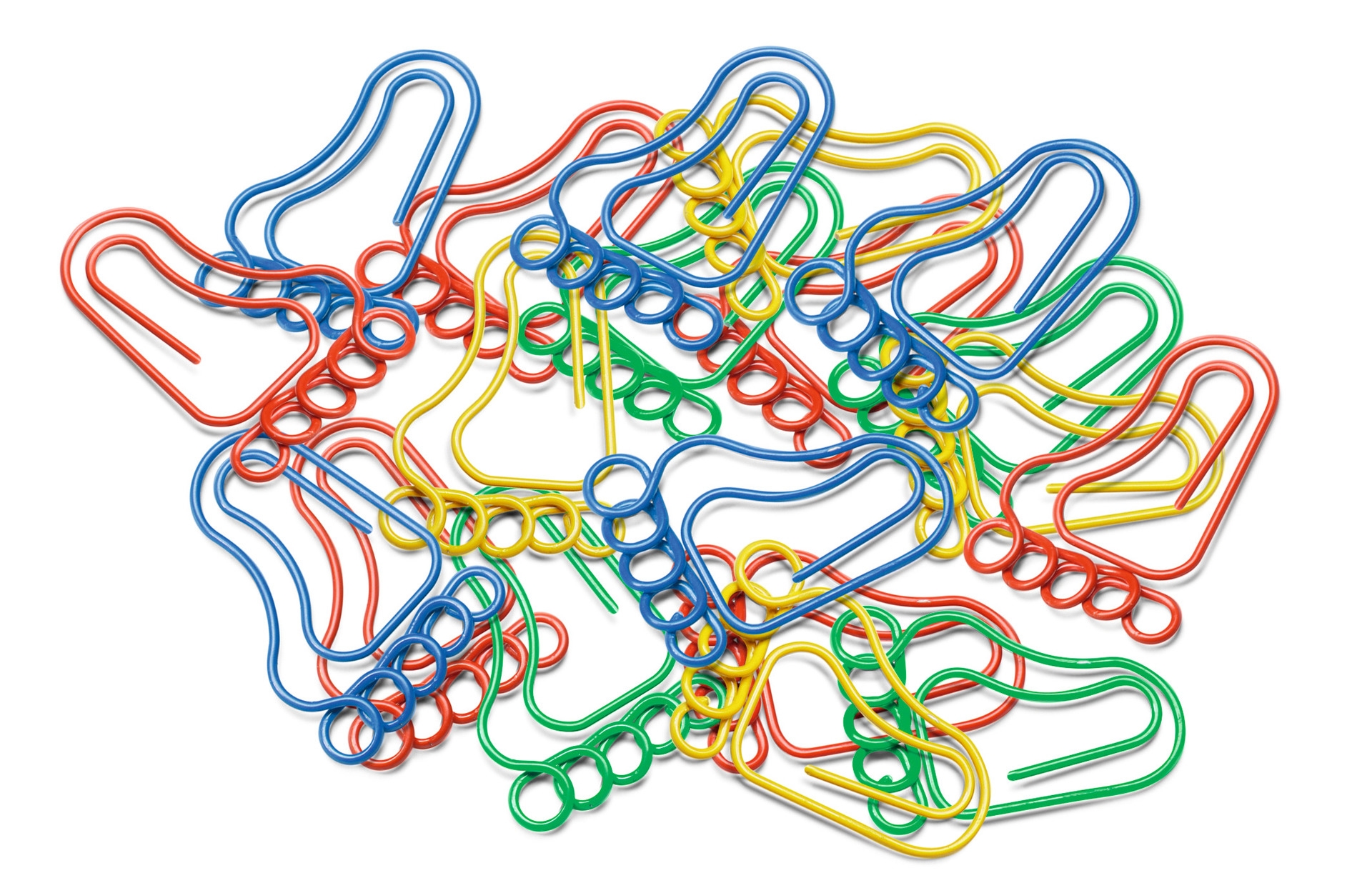 Büroklammern Fuß 20 Stück Büroklammern Fuß 20 Stück