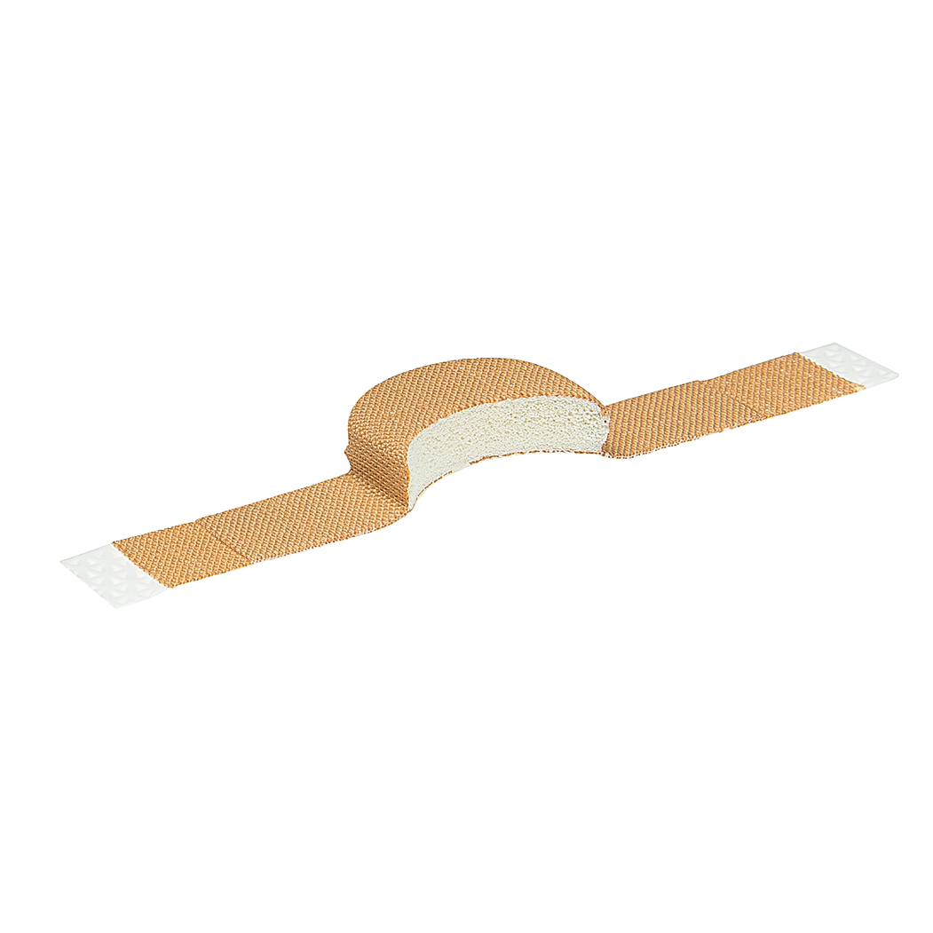 PEDIBAEHR Druckschutzpflaster gebogen, 1 Pack (9 Stk.)