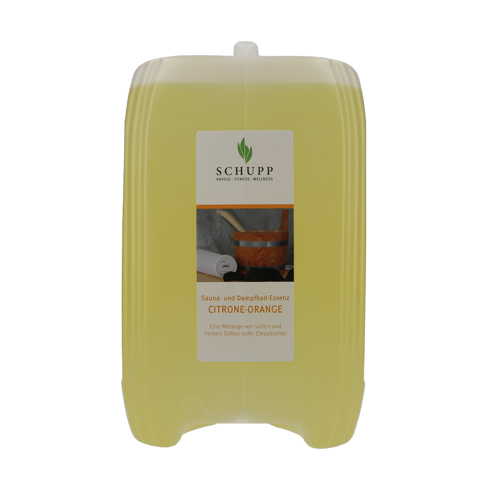 SCHUPP Sauna- und Dampfbad-Essenz Zitrone-Orange 5 L  SCHUPP Sauna- und Dampfbad-Essenz Zitrone-Orange 5 L