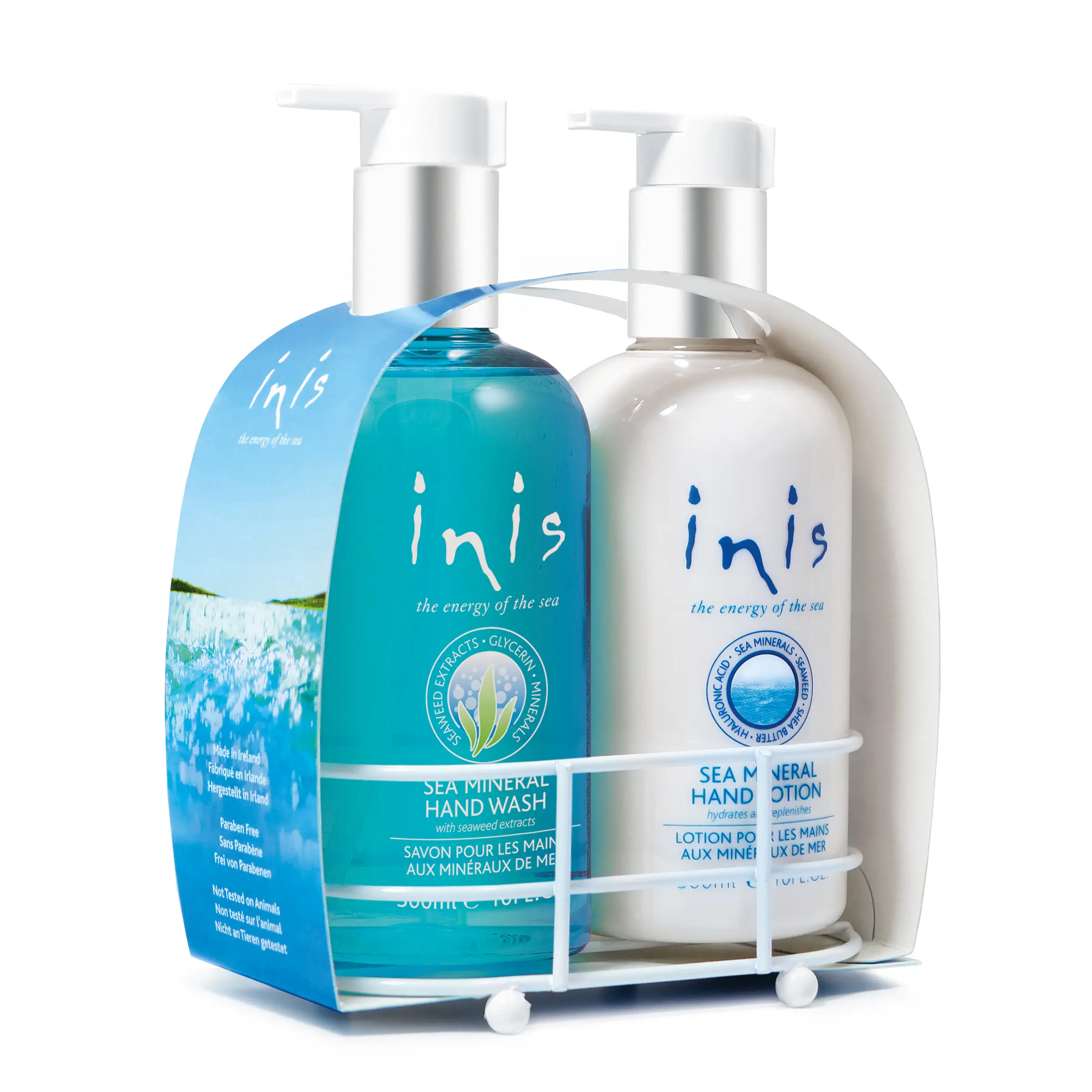 Inis Handpflege-Duo mit Ständer 2 x 300 ml