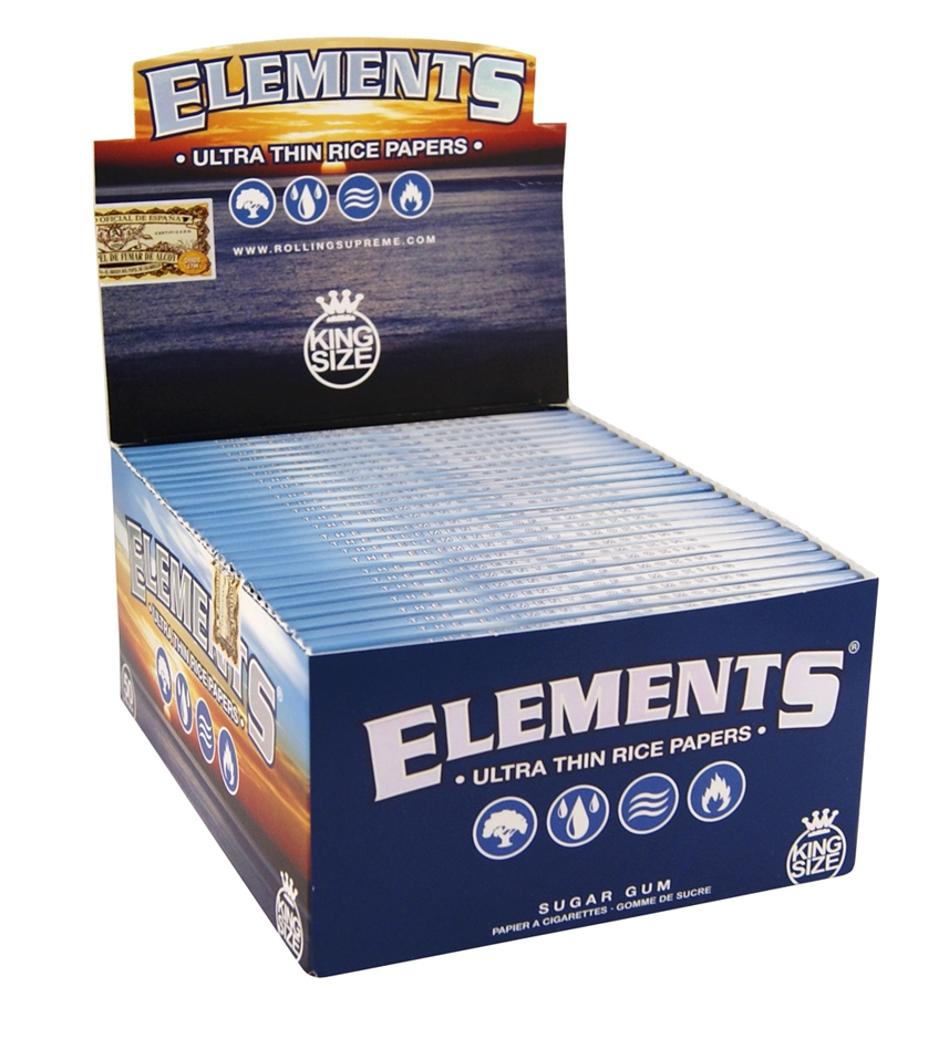 Elements Papers | King Size, 50 x 33 Papers BOX Elements Papers | King Size, 50 x 33 Papers BOX