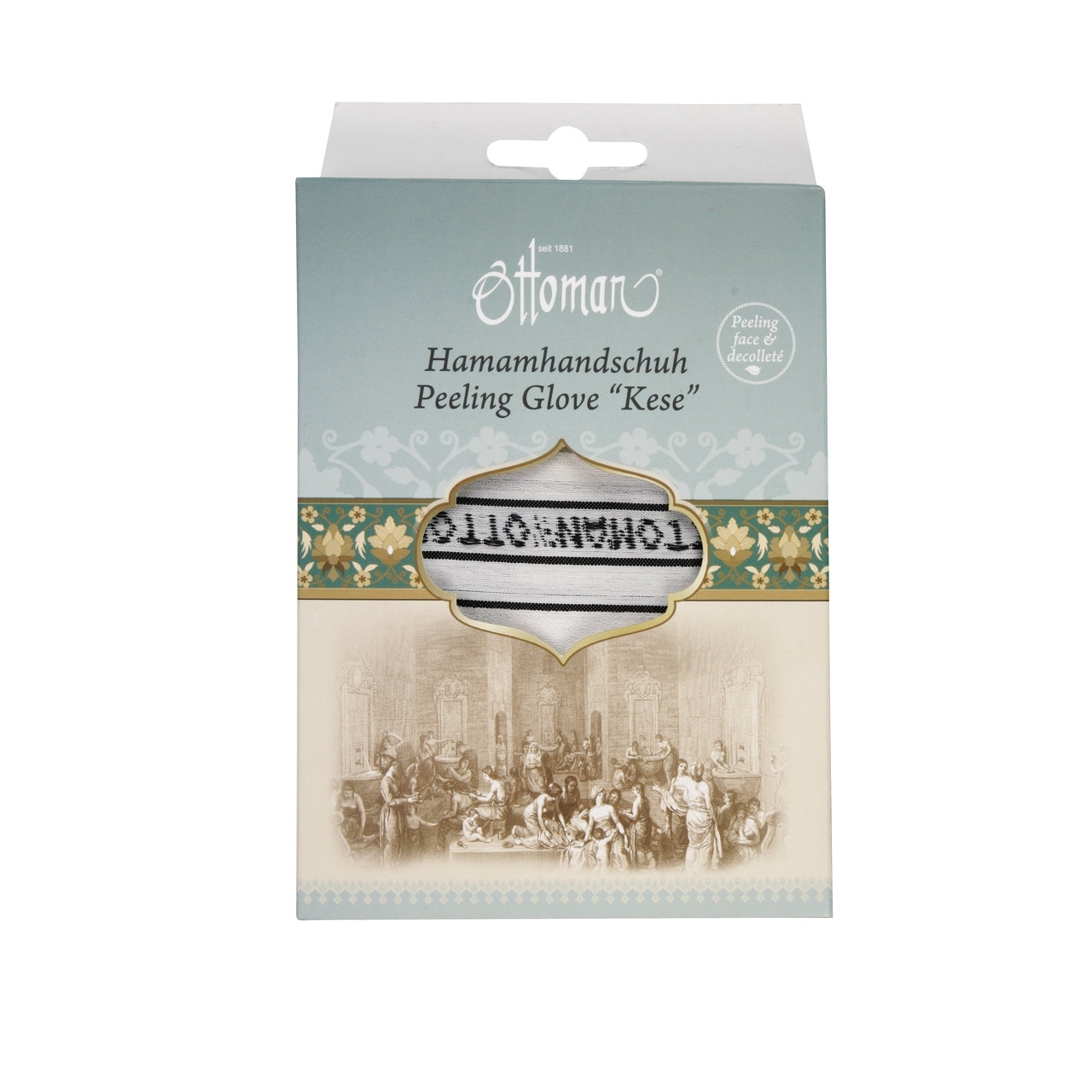 OTTOMAN "Peelinghandschuh "Kese" für Gesicht" (Staffelpreis) OTTOMAN "Peelinghandschuh "Kese" für Gesicht" (Staffelpreis)