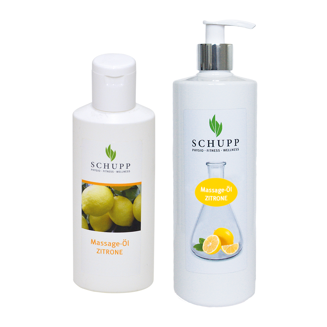 SCHUPP Massageöl Zitrone 0,5 l SCHUPP Massageöl Zitrone 0,5 l
