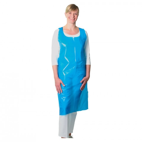 Einwegschürzen | blau 50 Stück 80 x 125 cm Einwegschürzen | blau 50 Stück 80 x 125 cm