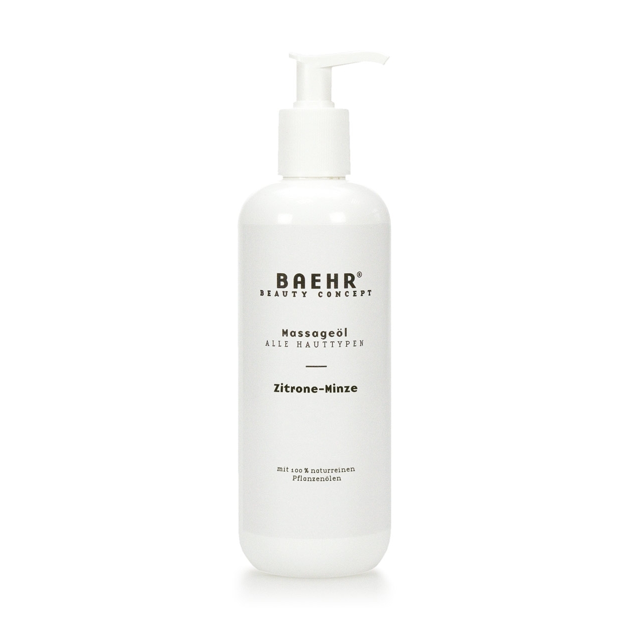 BAEHR BEAUTY CONCEPT - Massageöl Zitrone-Minze, 500 ml, Pumpflasche BAEHR BEAUTY CONCEPT - Massageöl Zitrone-Minze, 500 ml, Pumpflasche