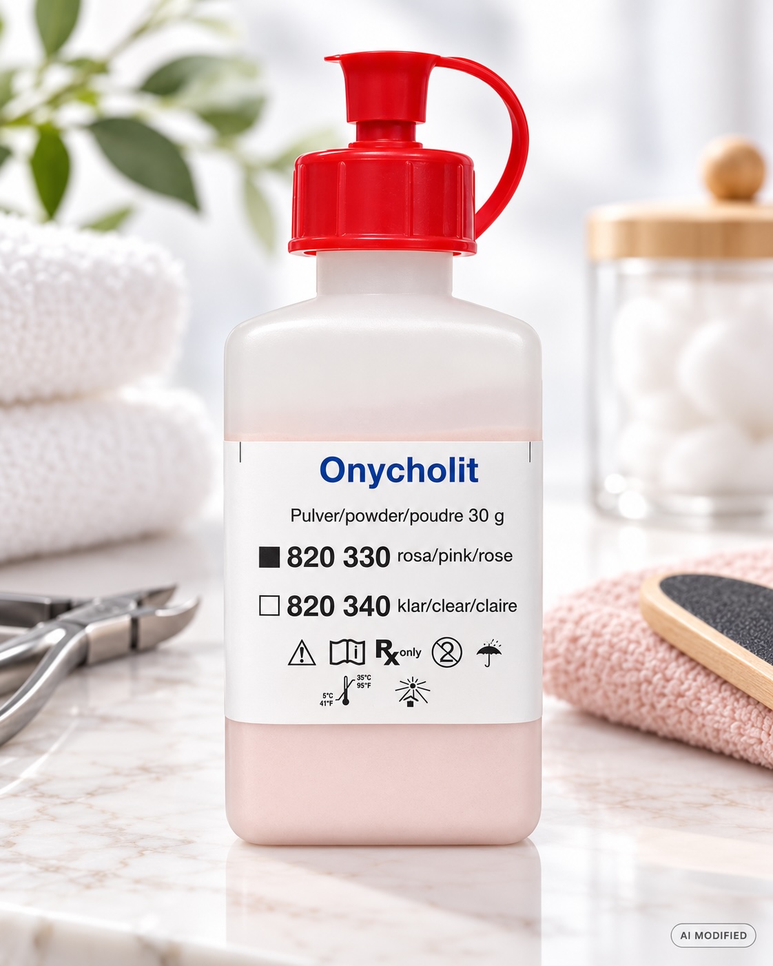 ERKODENT Onycholit Pulver rosa 30 g