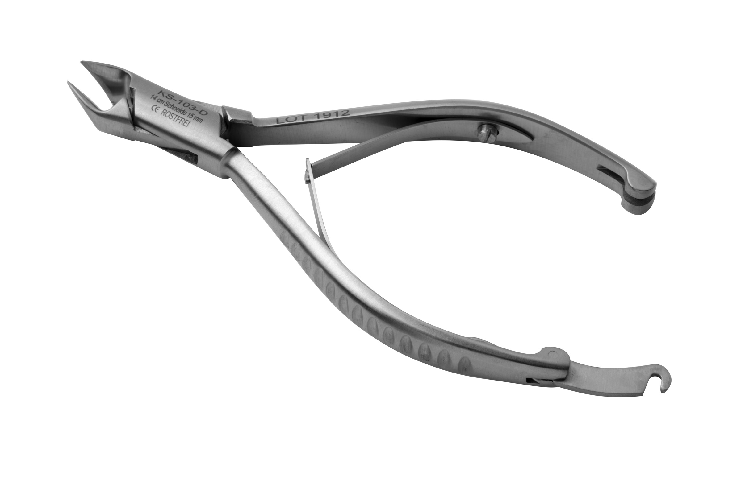 Tadelia® Professional Kopfschneider für diabetische Fußpflege | KS-103-D | Länge 14 cm Schneide 15 mm  Tadelia® Professional Kopfschneider für diabetische Fußpflege | KS-103-D | Länge 14 cm Schneide 15 mm