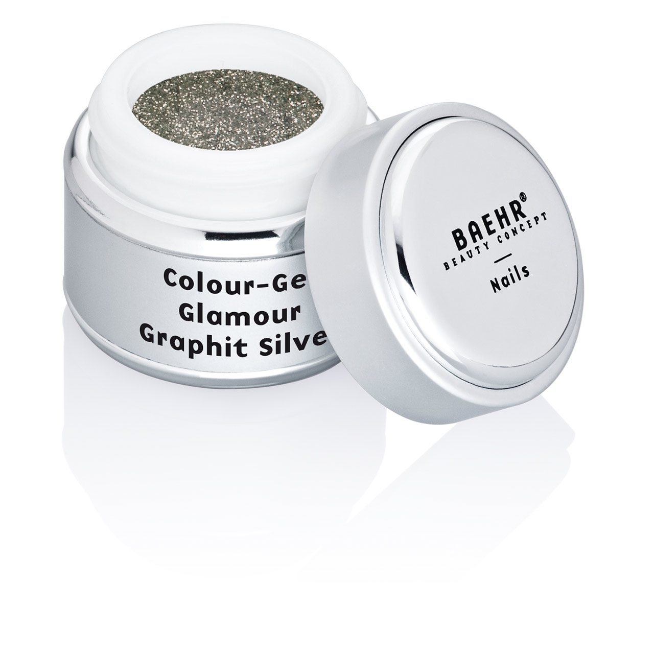 BAEHR BEAUTY CONCEPT - NAILS Colour-Gel Glamour Graphit Silver 5 ml BAEHR BEAUTY CONCEPT - NAILS Colour-Gel Glamour Graphit Silver 5 ml