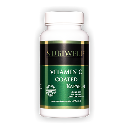 Nubiwell Vitamin C coated 90 Kapseln á 650 mg = 58,5 g Nubiwell Vitamin C coated 90 Kapseln á 650 mg = 58,5 g