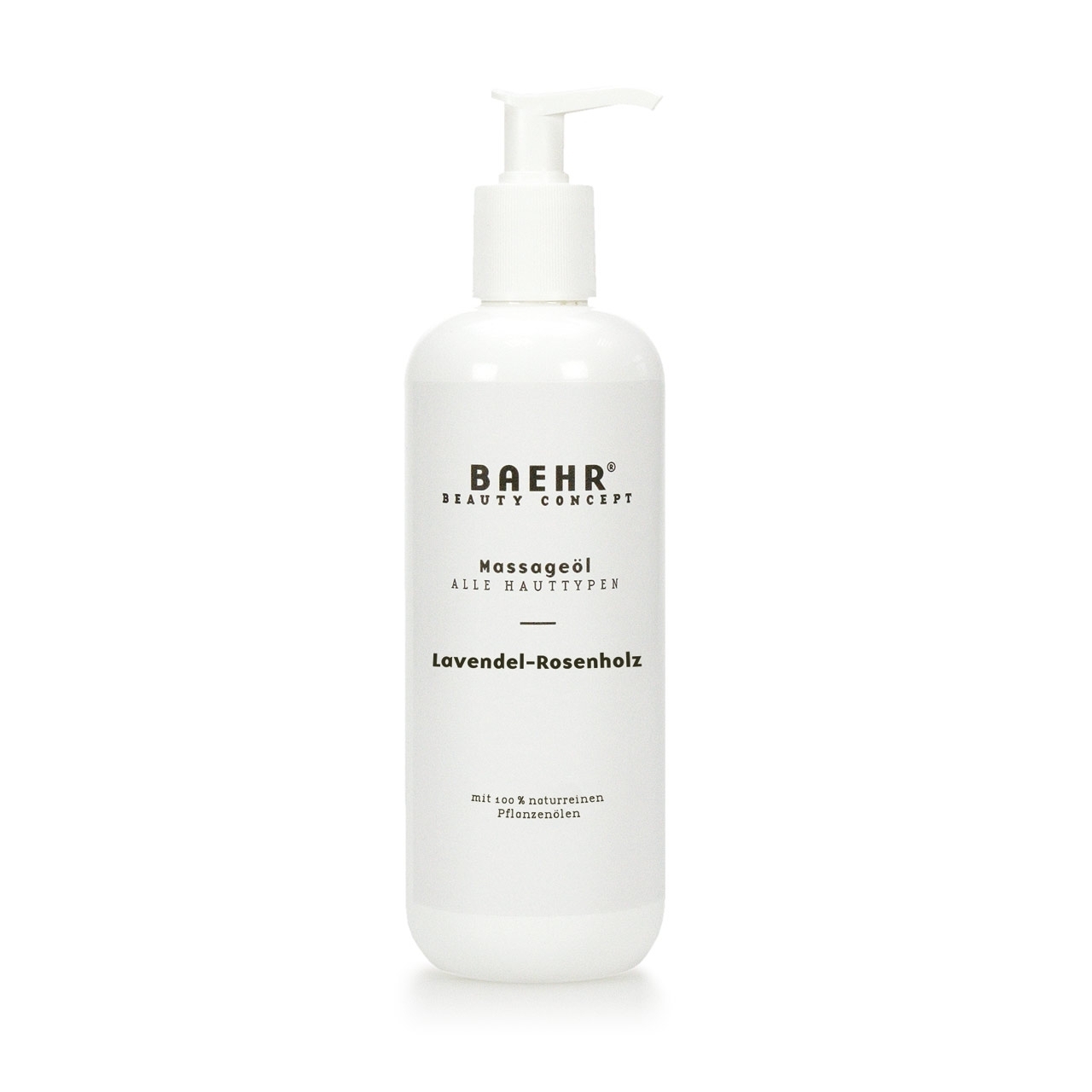 BAEHR BEAUTY CONCEPT Massageöl Lavendel-Rosenholz Pumpflasche 500 ml BAEHR BEAUTY CONCEPT Massageöl Lavendel-Rosenholz Pumpflasche 500 ml