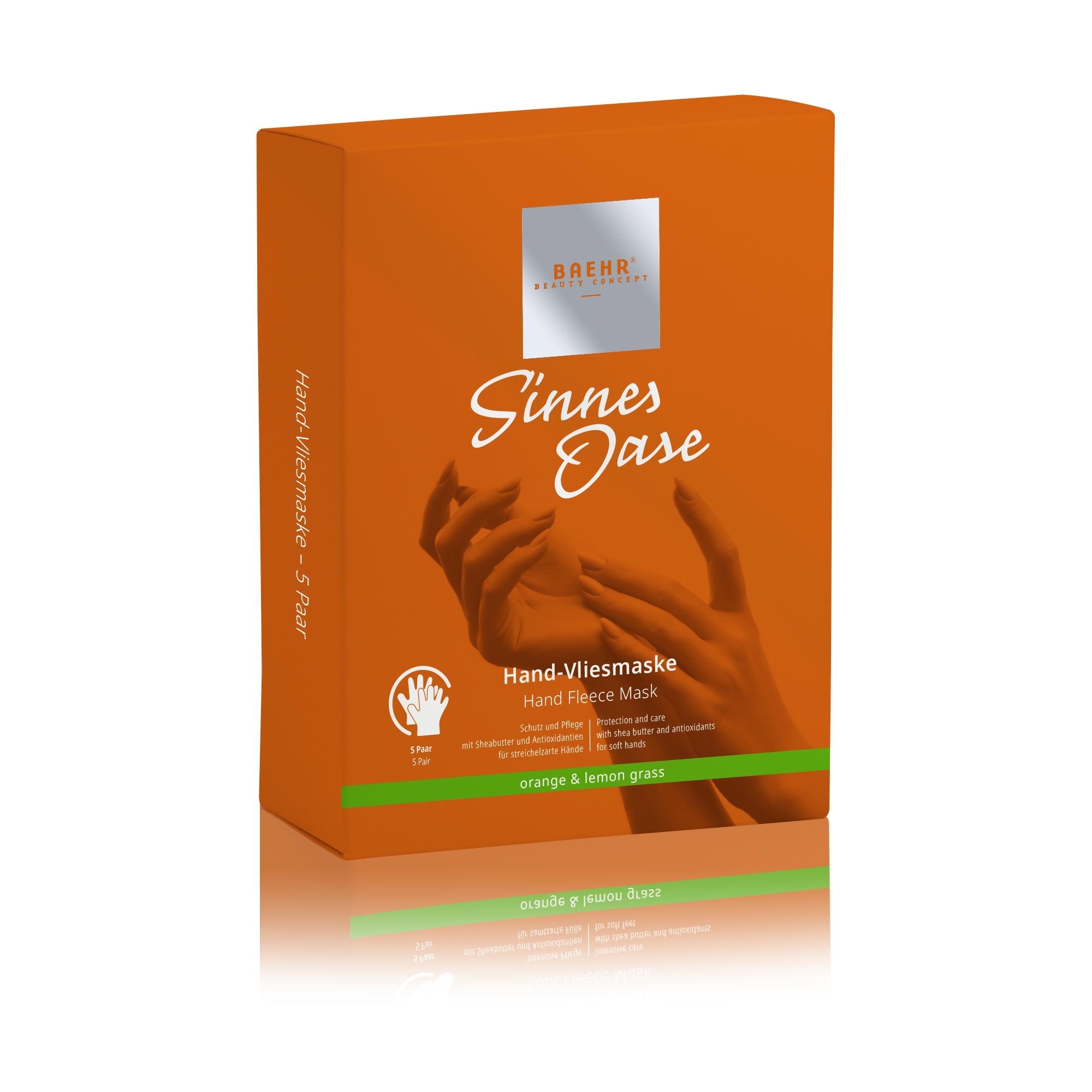 BAEHR BEAUTY CONCEPT Sinnes Oase Hand-VLIESMASKE Packung 5 Sachets a 2 Stück BAEHR BEAUTY CONCEPT Sinnes Oase Hand-VLIESMASKE Packung 5 Sachets a 2 Stück