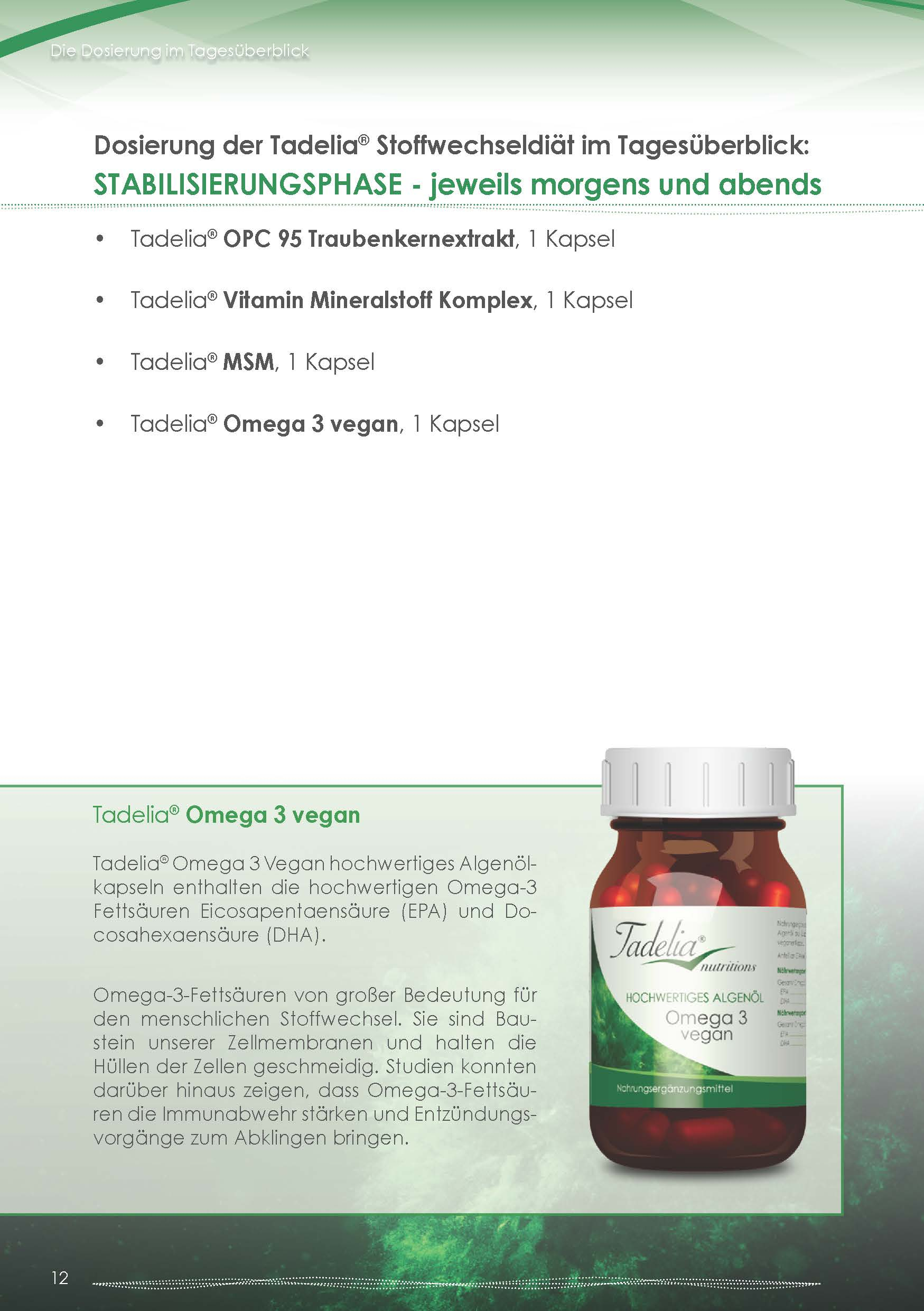 Tadelia® hCG* Stoffwechseldiät PAKET 2 | Starterset ohne Hormony Complex G