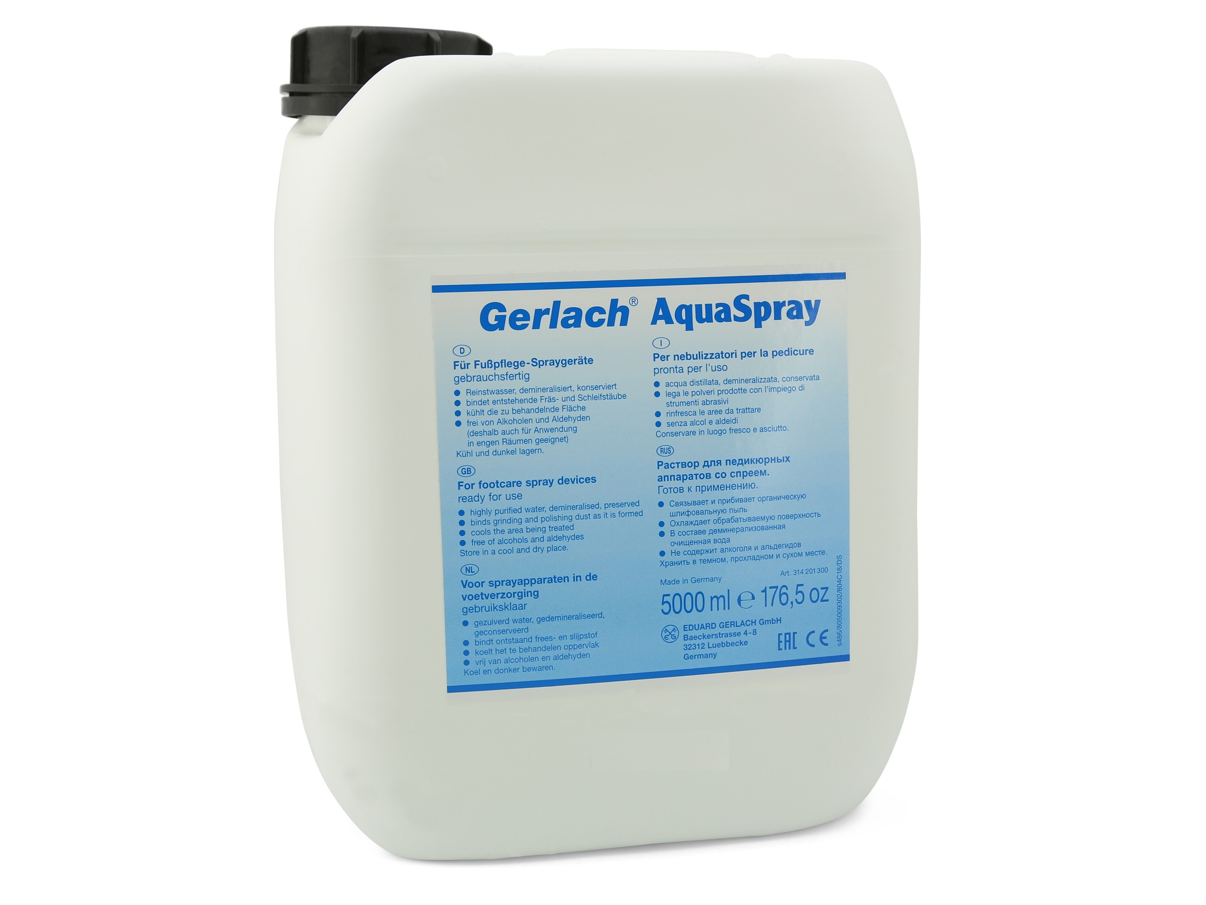 GERLACH AquaSpray | Spraylösung 5 Liter