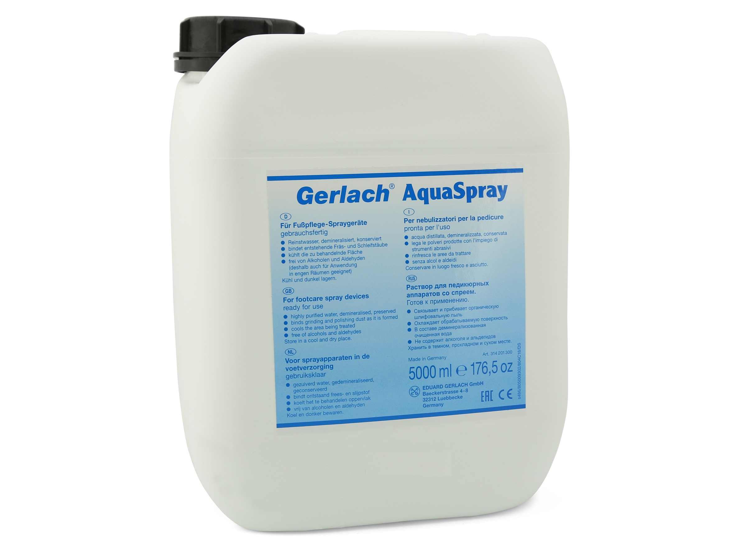 GERLACH AquaSpray | Spraylösung 5 Liter GERLACH AquaSpray | Spraylösung 5 Liter