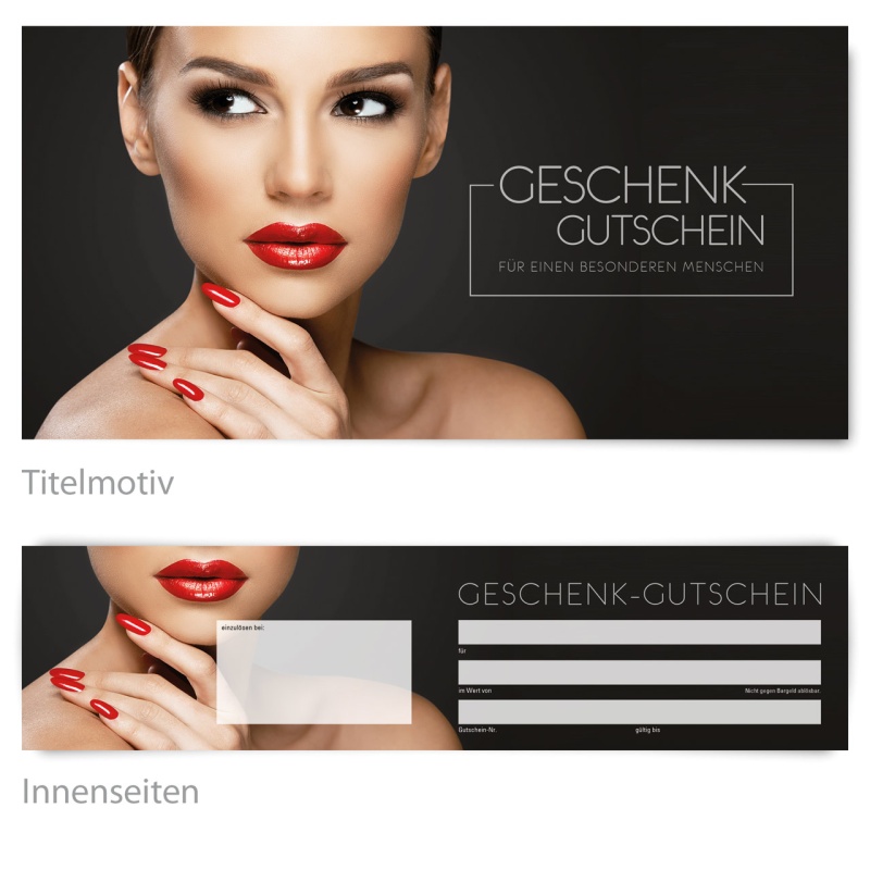 Gutschein DIN lang, NAILS 10 inkl. Umschläge 25 Stck Gutschein DIN lang, NAILS 10 inkl. Umschläge 25 Stck