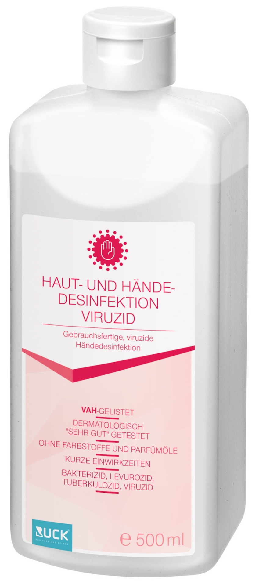 RUCK Haut- und Händedesinfektion viruzid | 500 ml RUCK Haut- und Händedesinfektion viruzid | 500 ml