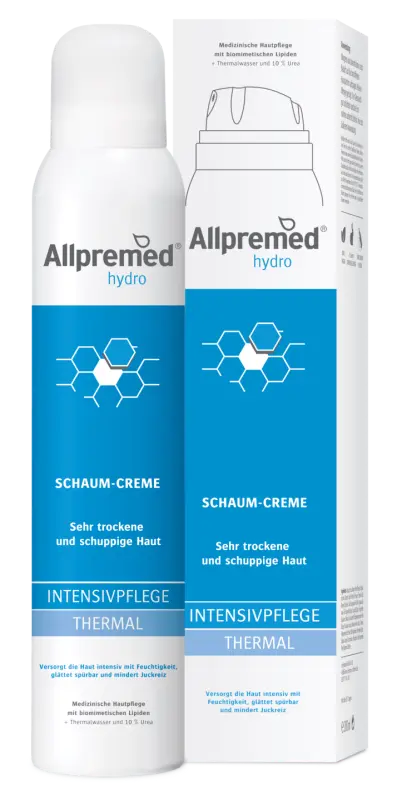 Allpremed hydro Lipid Schaum-Creme INTENSIVPFLEGE Thermal 200 ml Allpremed hydro Lipid Schaum-Creme INTENSIVPFLEGE Thermal 200 ml