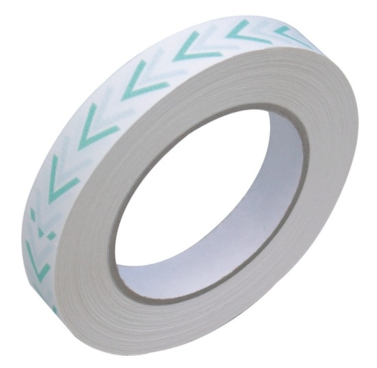 Klebeband mit Heißluftindikator, 19 mm x 50 m Klebeband mit Heißluftindikator, 19 mm x 50 m