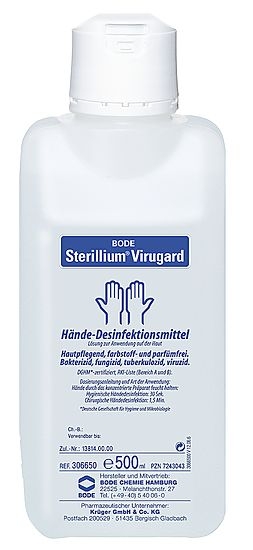 BODE Sterillium Virugard Hände-Desinfektionsmittel | 500 ml BODE Sterillium Virugard Hände-Desinfektionsmittel | 500 ml