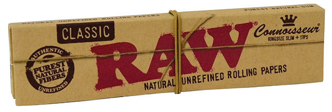 RAW papers | Connoisseur CLASSIC King Size Slim, inkl. Tips | 32 Blättchen RAW papers | Connoisseur CLASSIC King Size Slim, inkl. Tips | 32 Blättchen