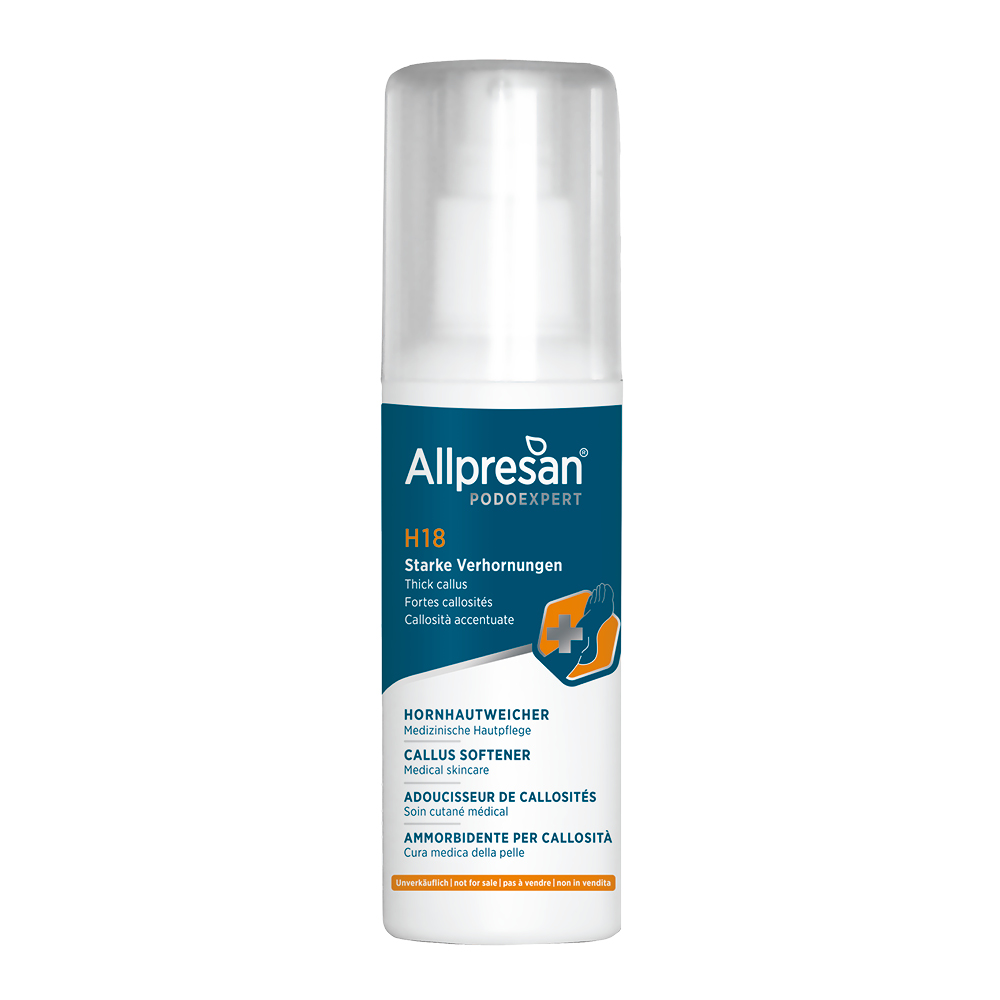 Allpresan Podoexpert Hornhautweicher H18, starker Verhornungen, 200 ml