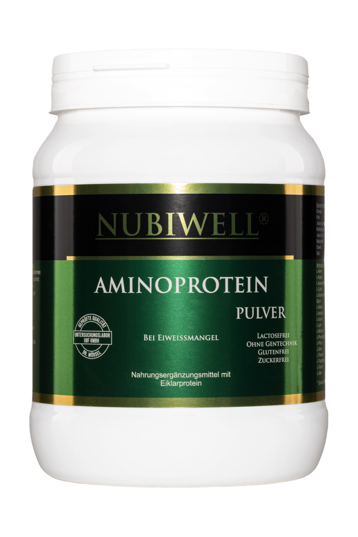 Nubiwell Aminoprotein Pulver 650 g
