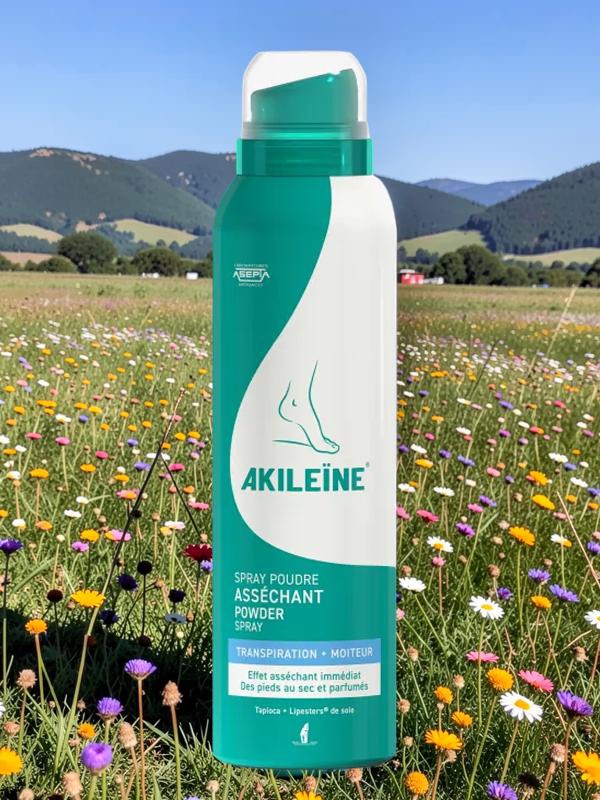 AKILEINE - Antitranspirant-Puderspray, 150 ml