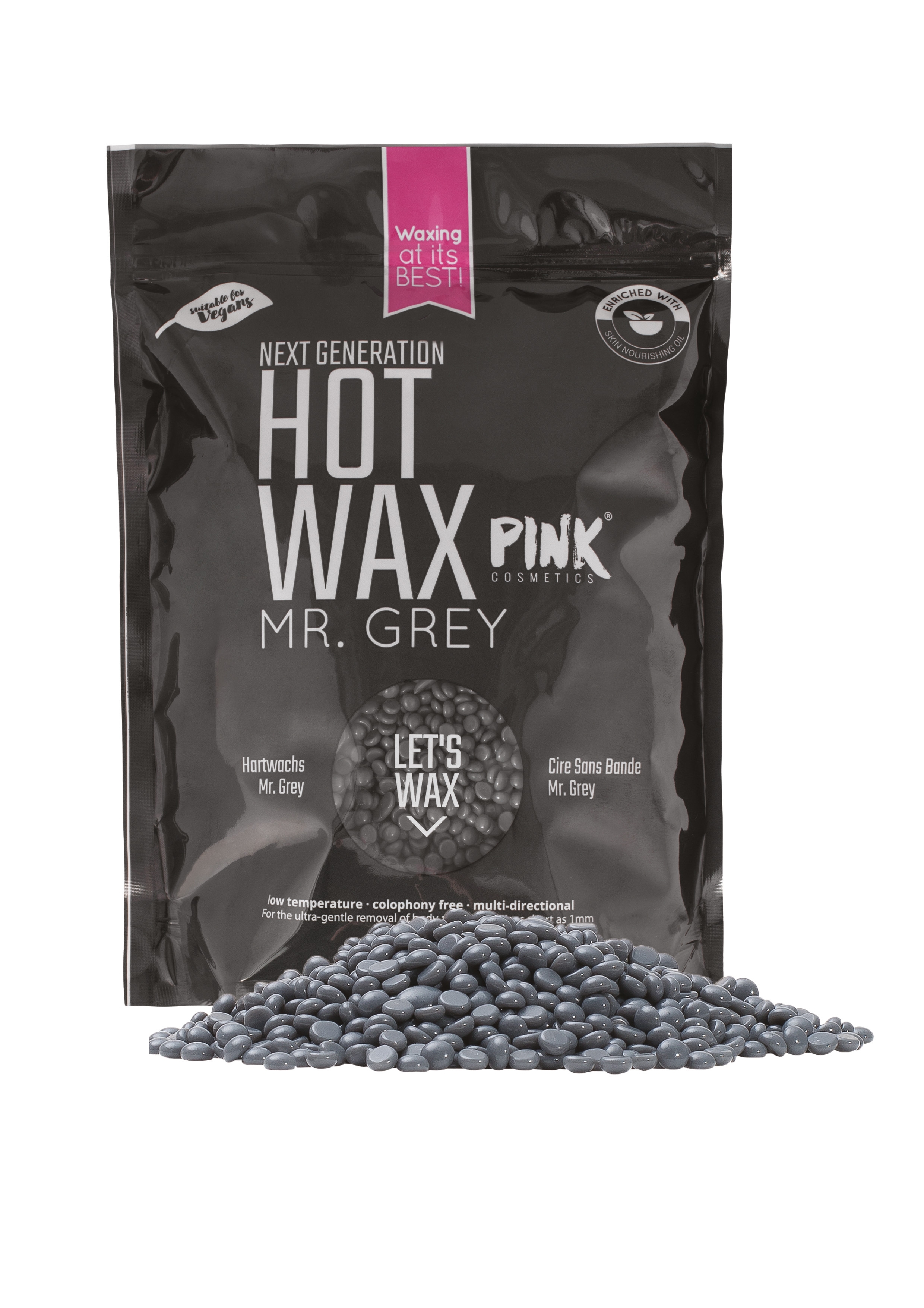 PINK COSMETICS Next Generation Mr. Grey Wax 800g PINK COSMETICS Next Generation Mr. Grey Wax 800g