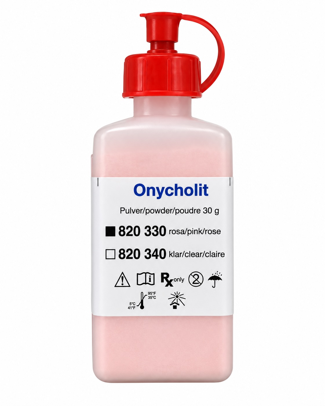 ERKODENT ONYCHOLIT. Pulver rosa | 30 g