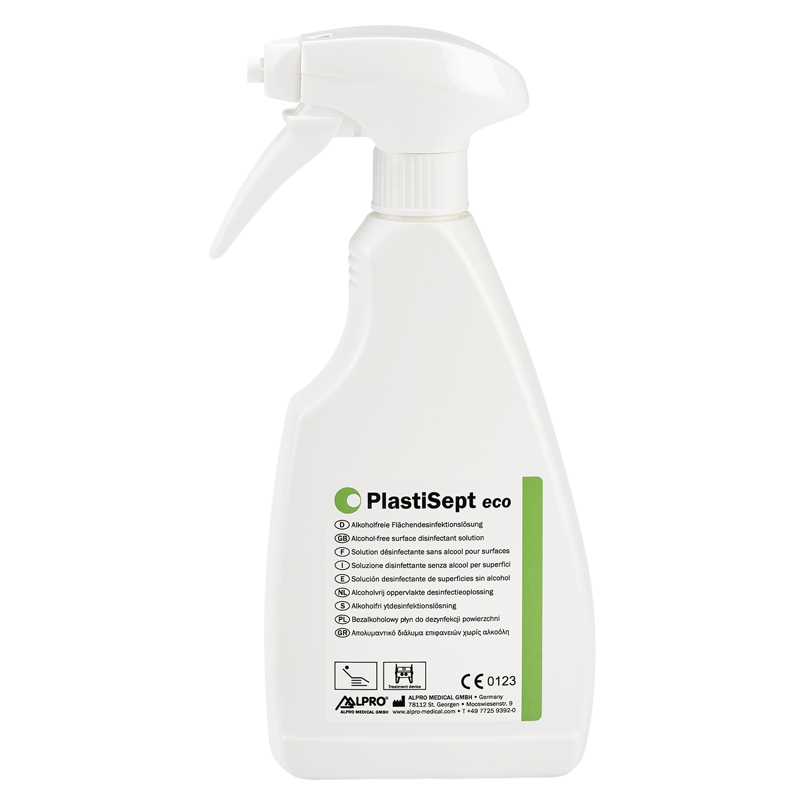 ALPRO PlastiSept eco - Oberflächendesinfektion | Schaumflasche 500 ml
