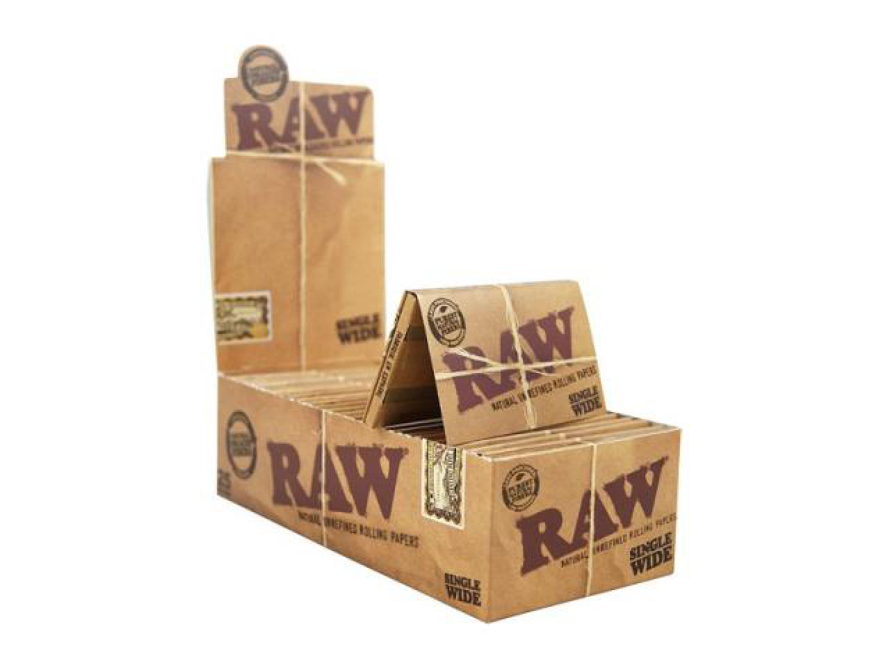 BOX RAW papers | Classic Single Wide Double Windows | 1 Heftchen