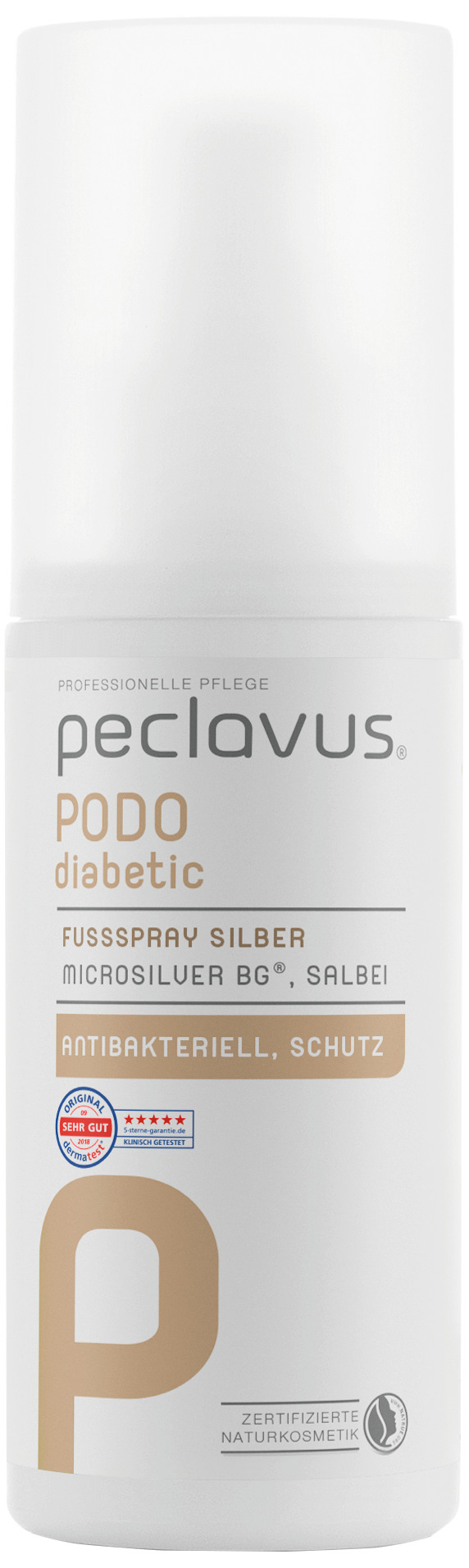 Peclavus PODOdiabetic Fußspray Silber | 150 ml