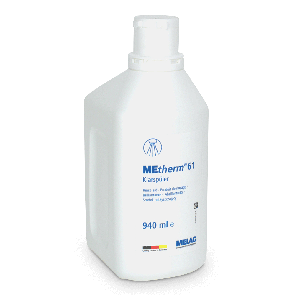🌸 MELAG MEtherm 61 Klarspüler (11627) 940 ml Flasche 🌸 MELAG MEtherm 61 Klarspüler (11627) 940 ml Flasche