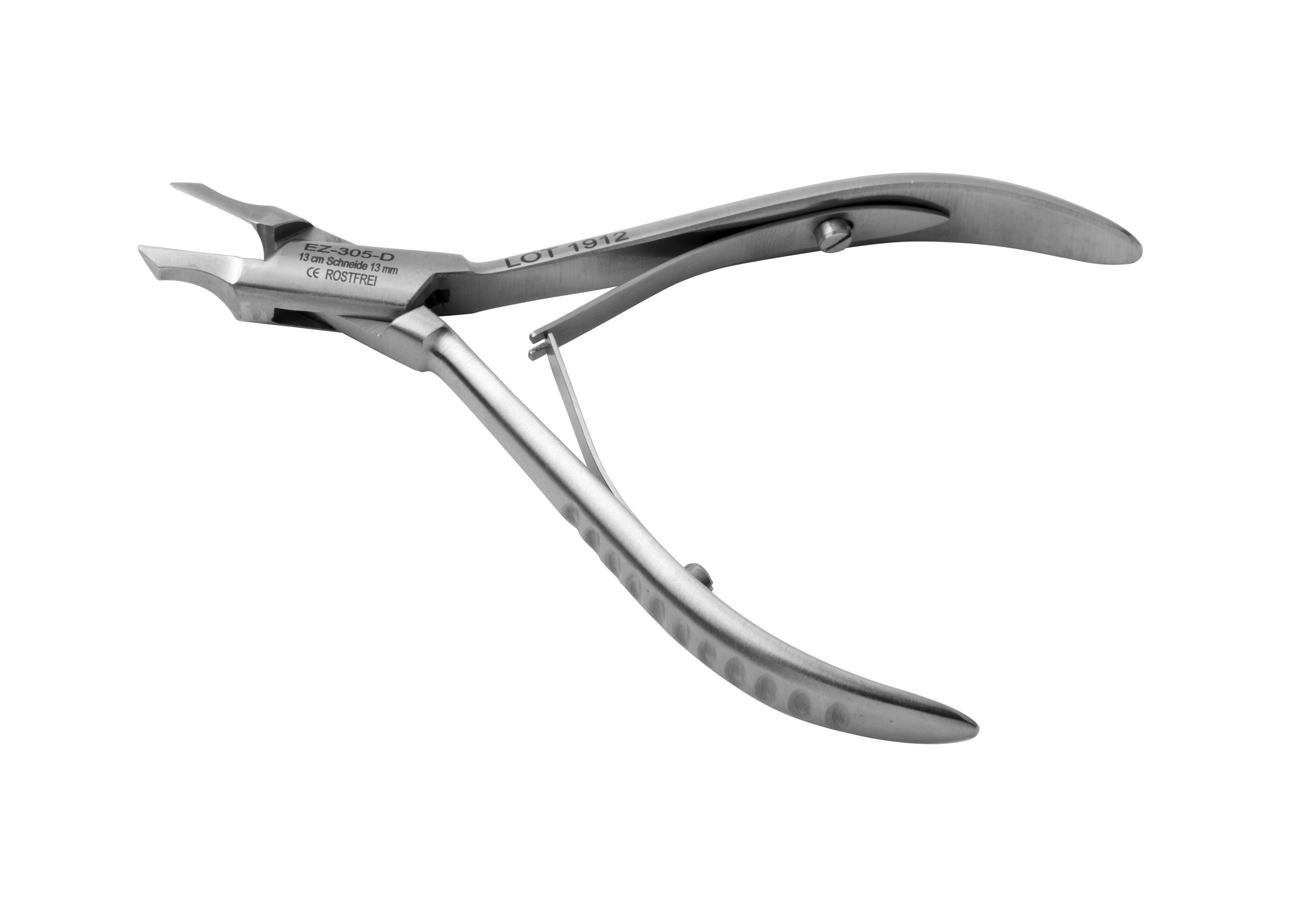 Tadelia® Professional Eckenzange für diabetische Fußpflege | EZ-305-D | Länge 13 cm Schneide 13 mm  Tadelia® Professional Eckenzange für diabetische Fußpflege | EZ-305-D | Länge 13 cm Schneide 13 mm