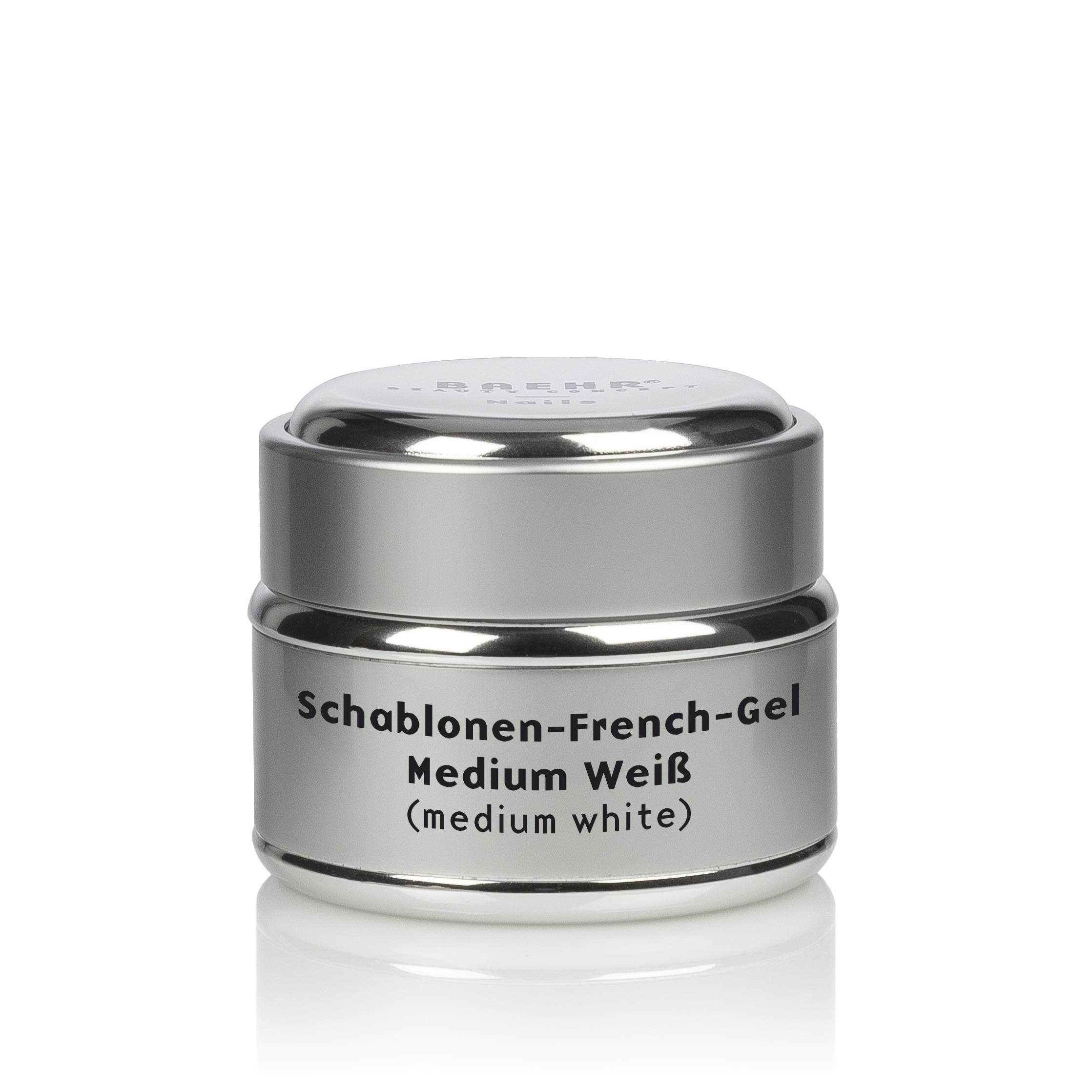 BAEHR BEAUTY CONCEPT NAILS Schablonen French-Gel Medium Weiß 30 ml