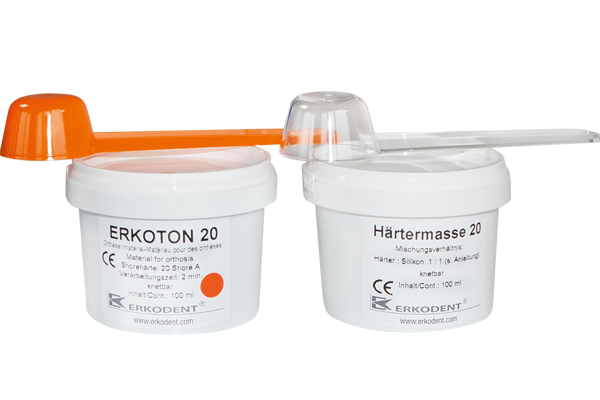 ERKODENT Erkoton 20 | A-Silikon 2 x 100 g Abdruckmasse Abformmasse ERKODENT Erkoton 20 | A-Silikon 2 x 100 g Abdruckmasse Abformmasse