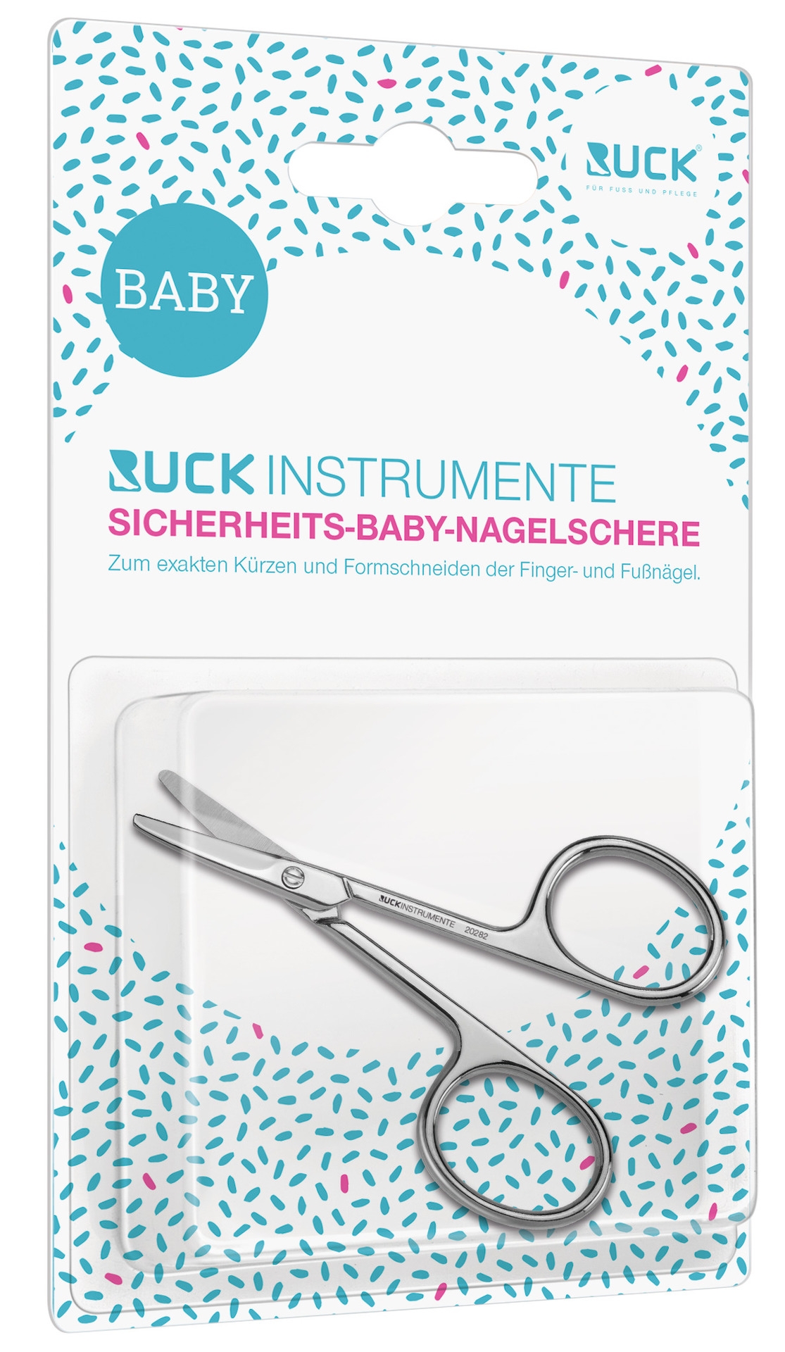 RUCK INSTRUMENTE Sicherheits-Baby-Nagelschere | Länge: 8 cm