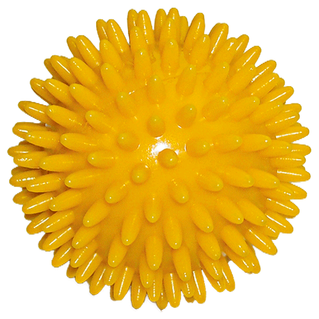 Igel-Massage Hand- und Fußball gelb, Ø 8 cm Igel-Massage Hand- und Fußball gelb, Ø 8 cm
