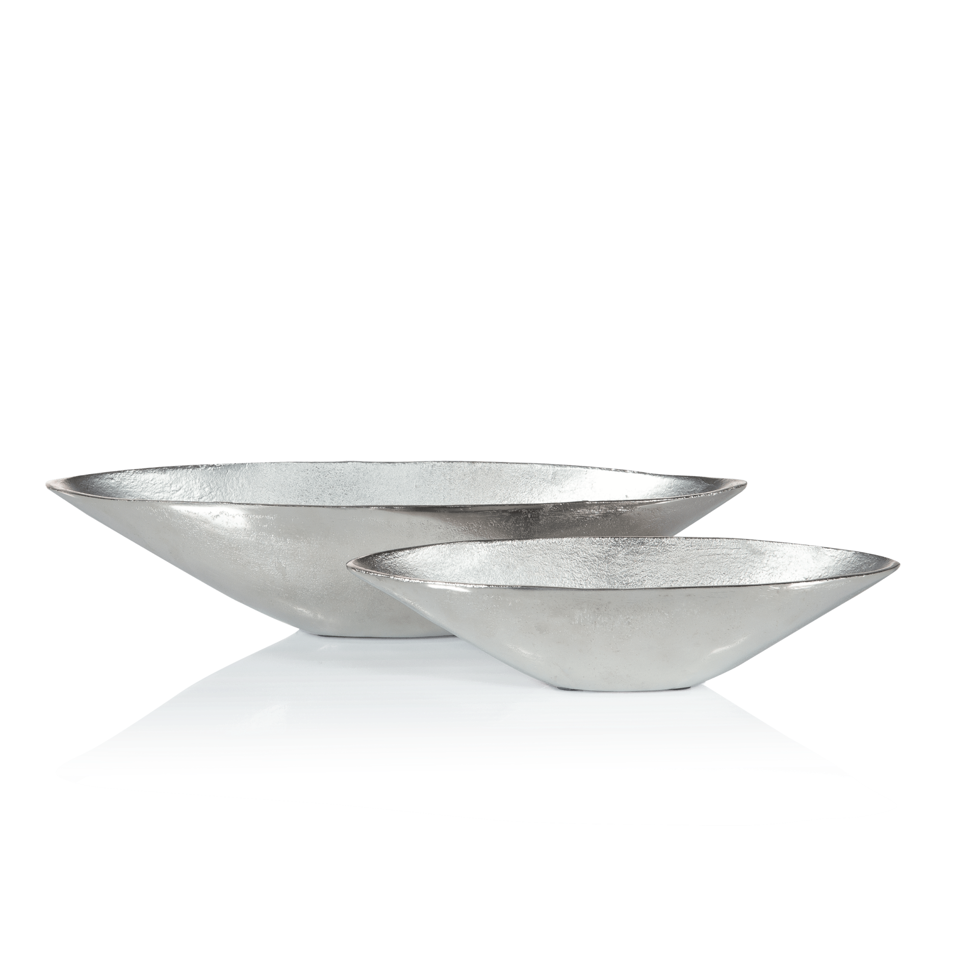 BAEHR Schalen, spitz, stapelbar aus Aluminium, 2 Stück