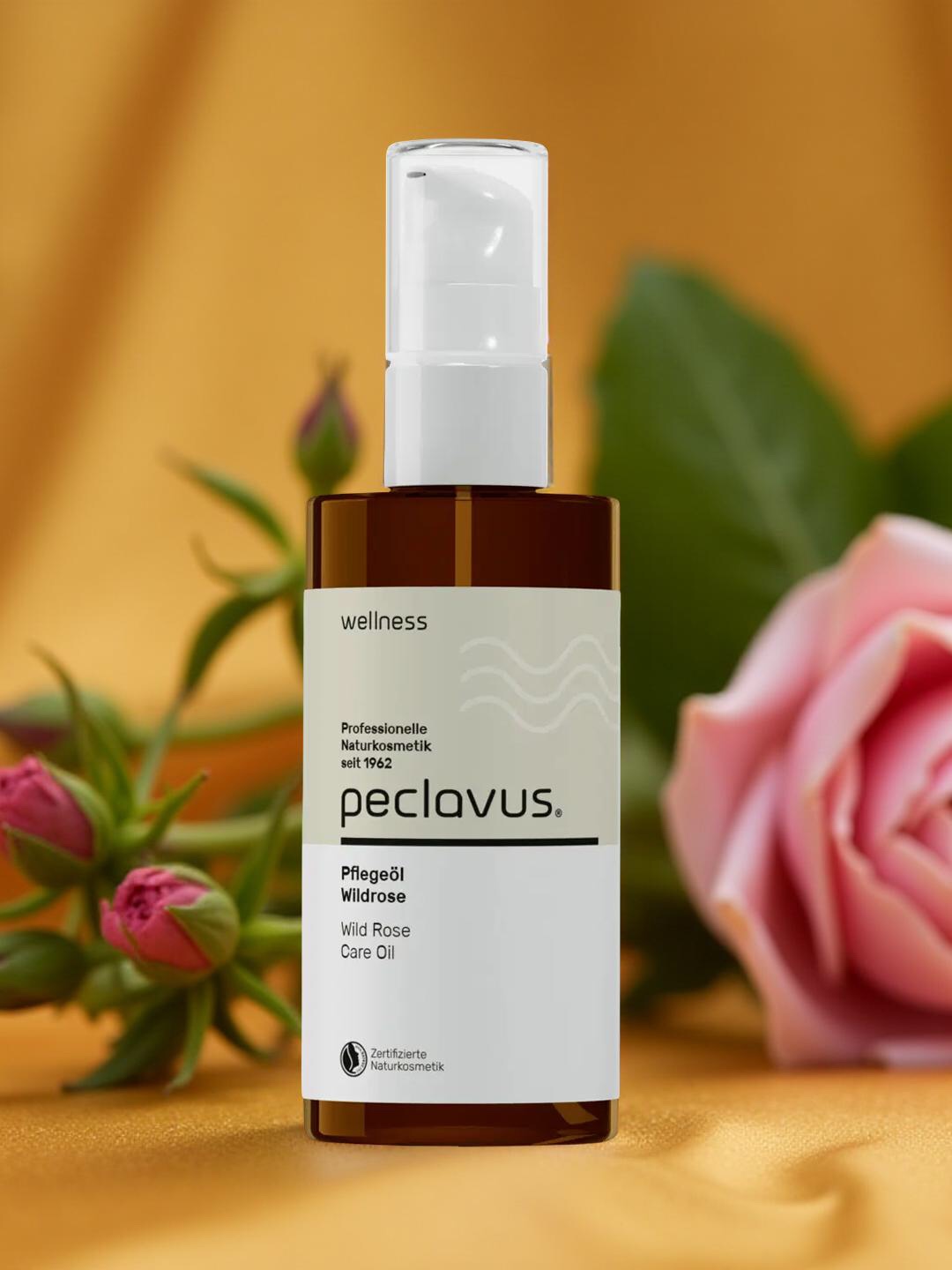 PECLAVUS wellness Pflegeöl Wildrose 100 ml | Ruhe finden