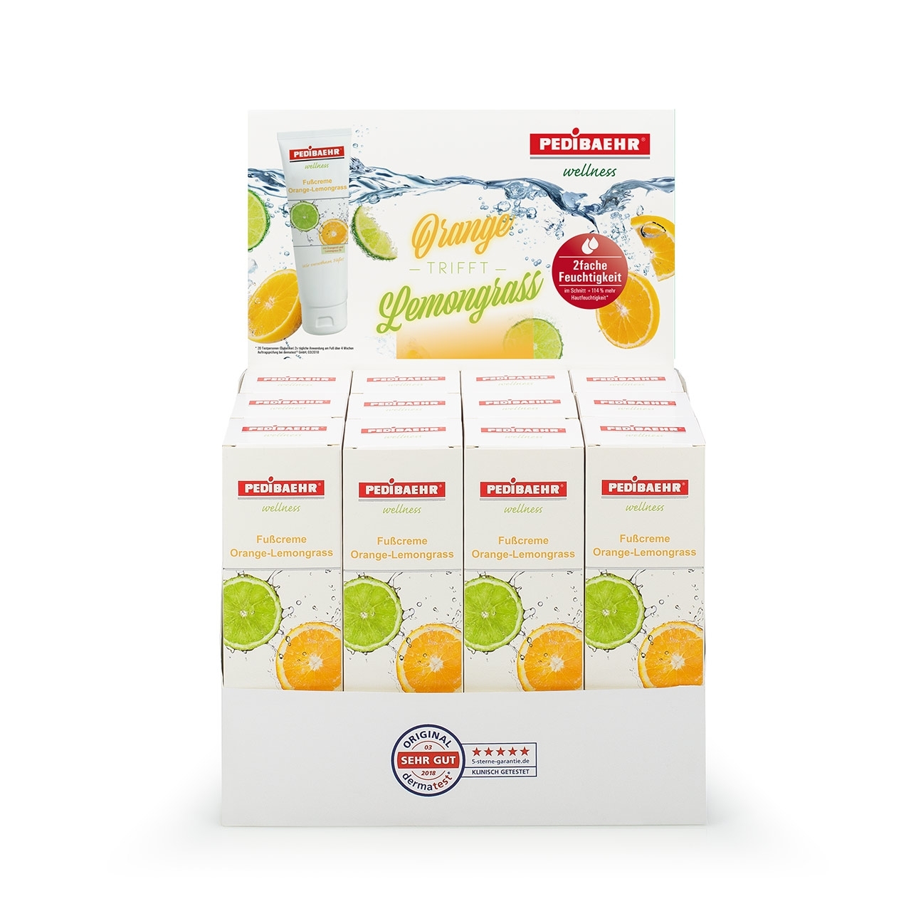 PEDIBAEHR Aktionspaket Fußcreme Orange/Lemongrass 125 ml