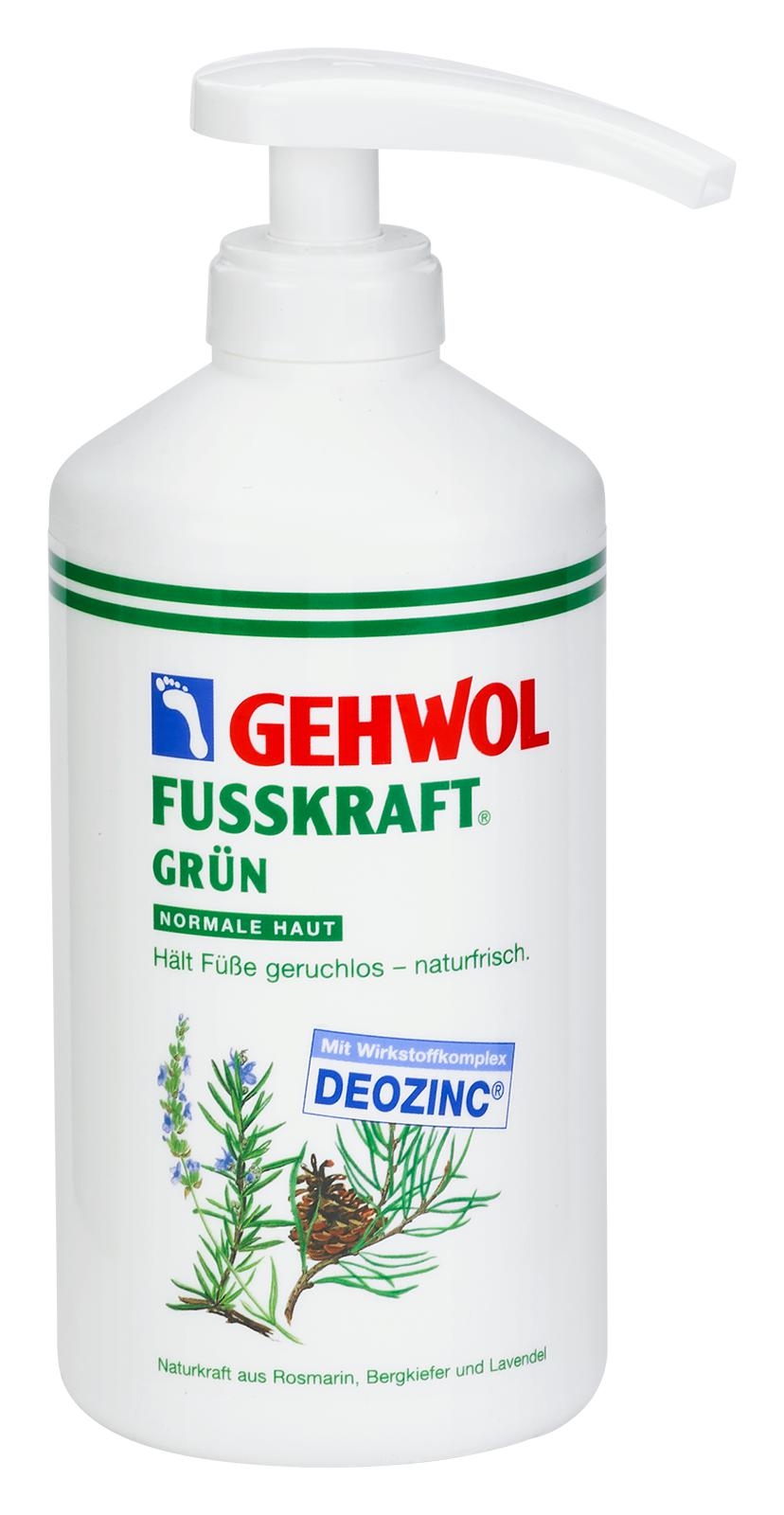 GEHWOL FUSSKRAFT GRÜN 500 ml Dose mit Spender