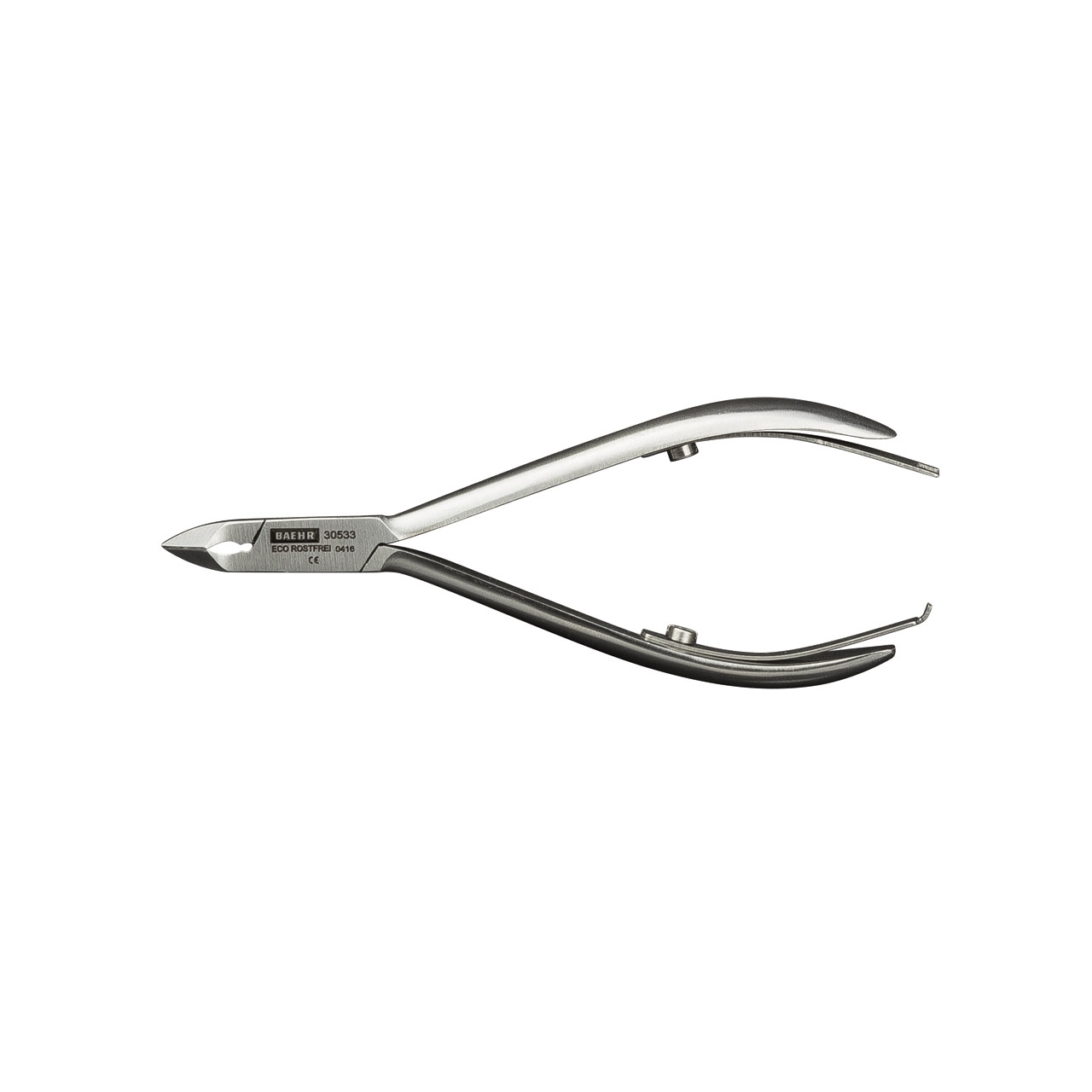 BAEHR ECO Hautzange 1/2 rostfrei matt BAEHR ECO Hautzange 1/2 rostfrei matt