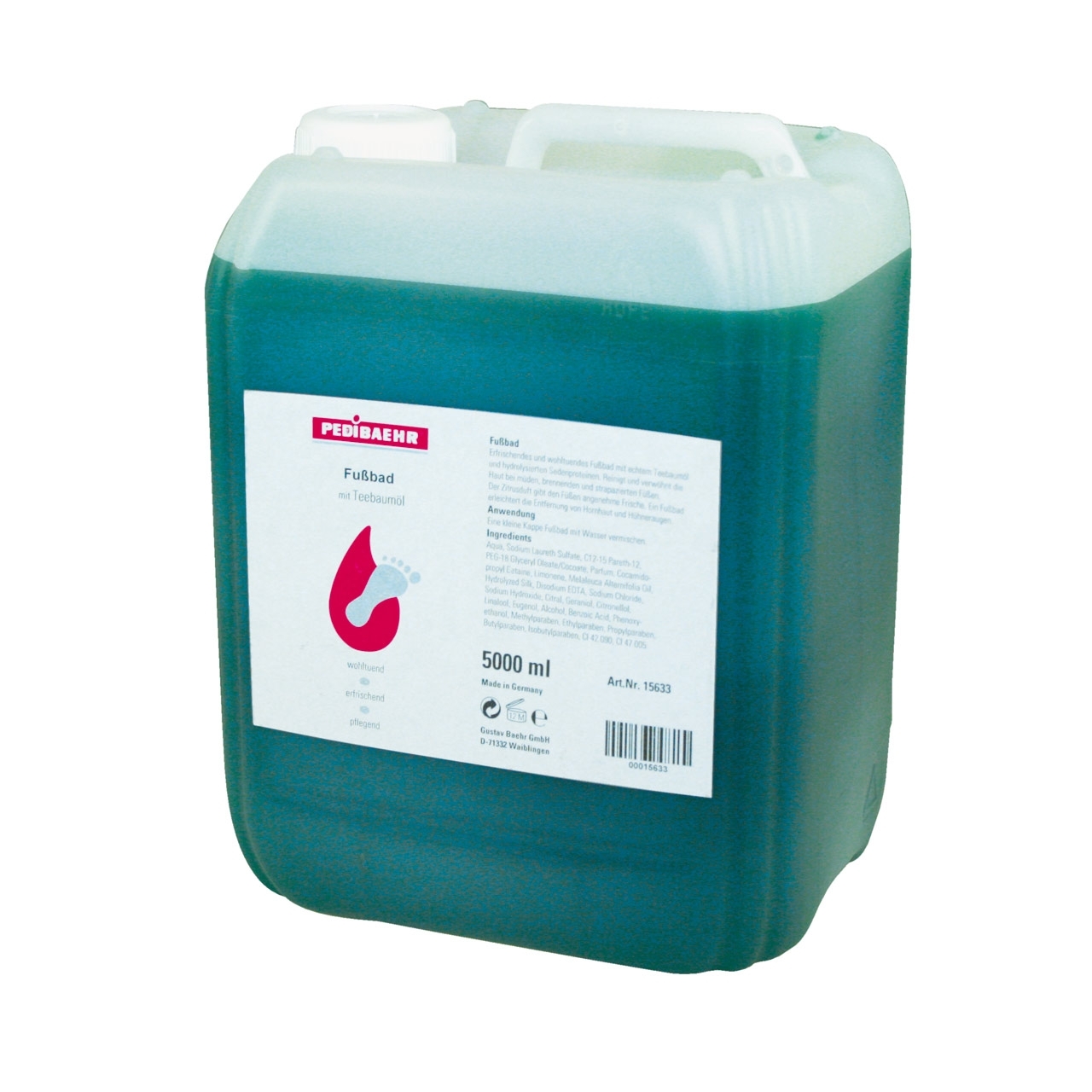 PEDIBAEHR Fußbad mit Teebaumöl 5000 ml PEDIBAEHR Fußbad mit Teebaumöl 5000 ml
