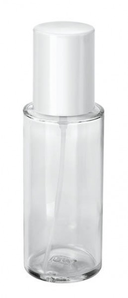 Klarglasflasche, 100 ml mit Pumpzerstäuber Klarglasflasche, 100 ml mit Pumpzerstäuber
