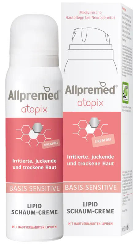 Allpremed atopix Lipid Schaum-Creme BASIS SENSITIVE 100 ml Allpremed atopix Lipid Schaum-Creme BASIS SENSITIVE 100 ml