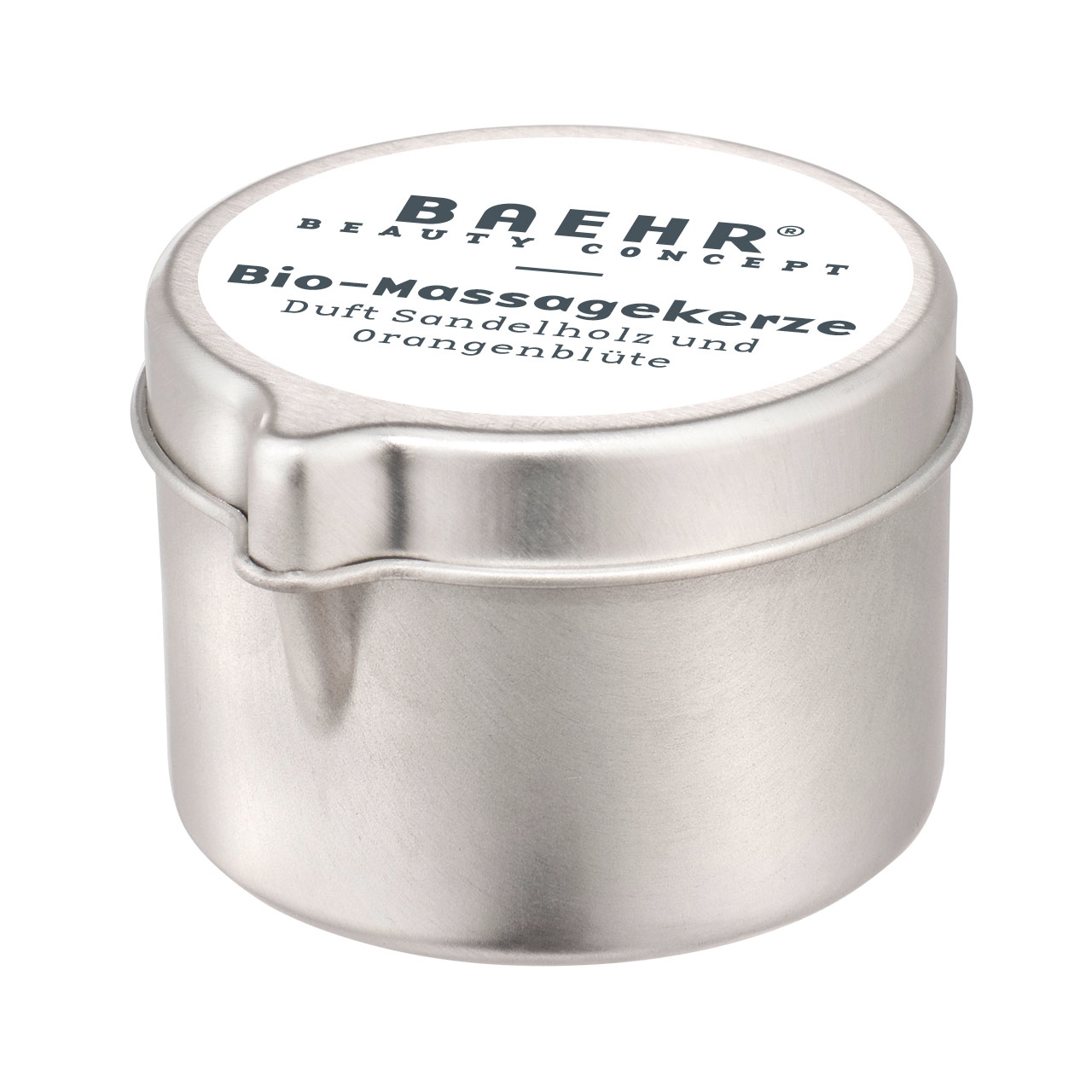 BAEHR BEAUTY CONCEPT - Bio-Massagekerze, Sandelholz und Orangenblüte, 50 ml BAEHR BEAUTY CONCEPT - Bio-Massagekerze, Sandelholz und Orangenblüte, 50 ml