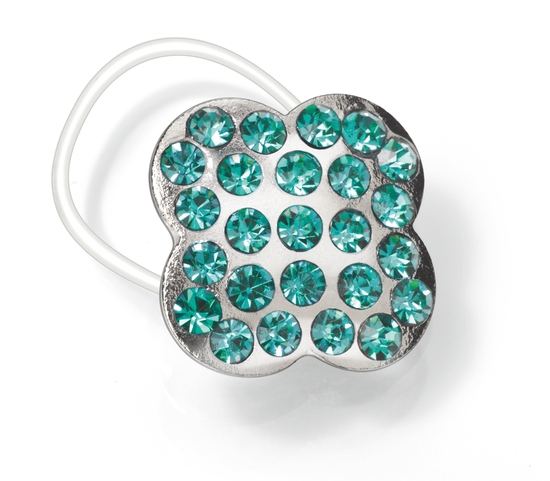 Zehenring Strass türkis Blume Zehenring Strass türkis Blume