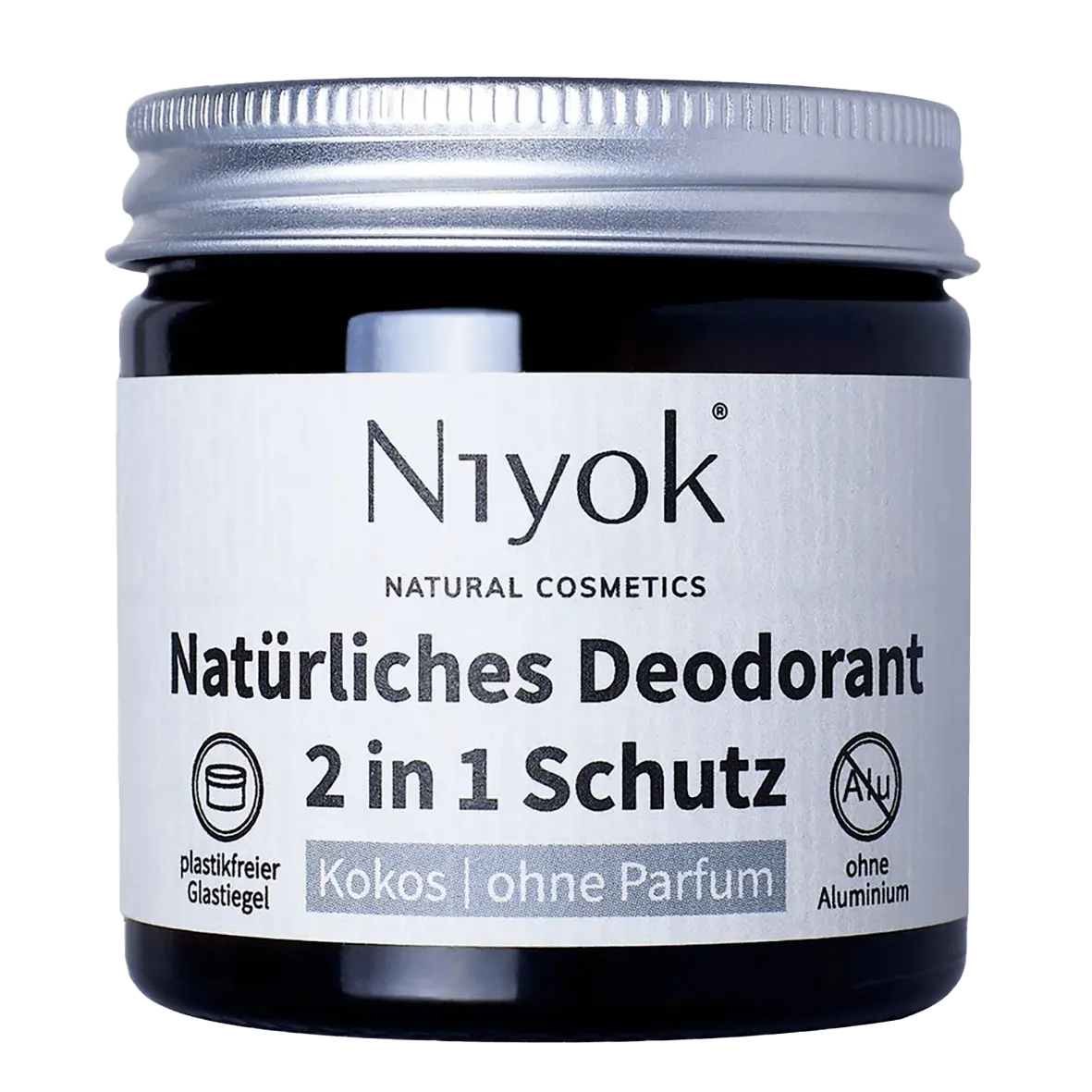Niyok Deocreme, 40 ml, KOKOS OHNE PARFÜM Niyok Deocreme, 40 ml, KOKOS OHNE PARFÜM