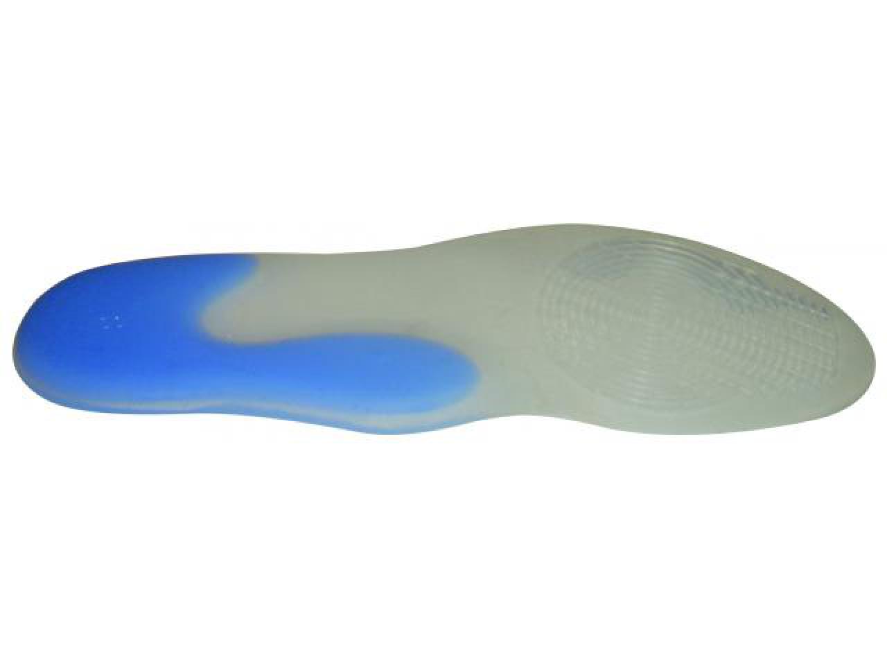 FRESCO Gel-Komfort schlanke Schuheinlage aus zwei Silikon Dichten Größe S | 1 Paar